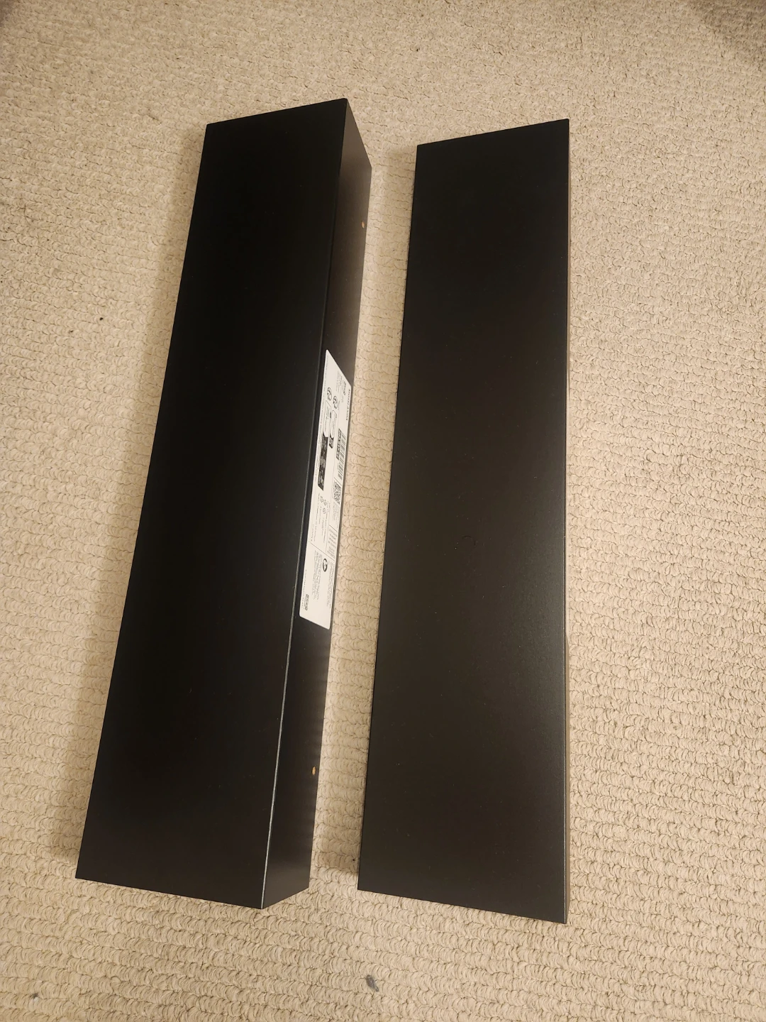 IKEA MOSSLANDA Picture Ledge Black 55cm x 2 - photo 3