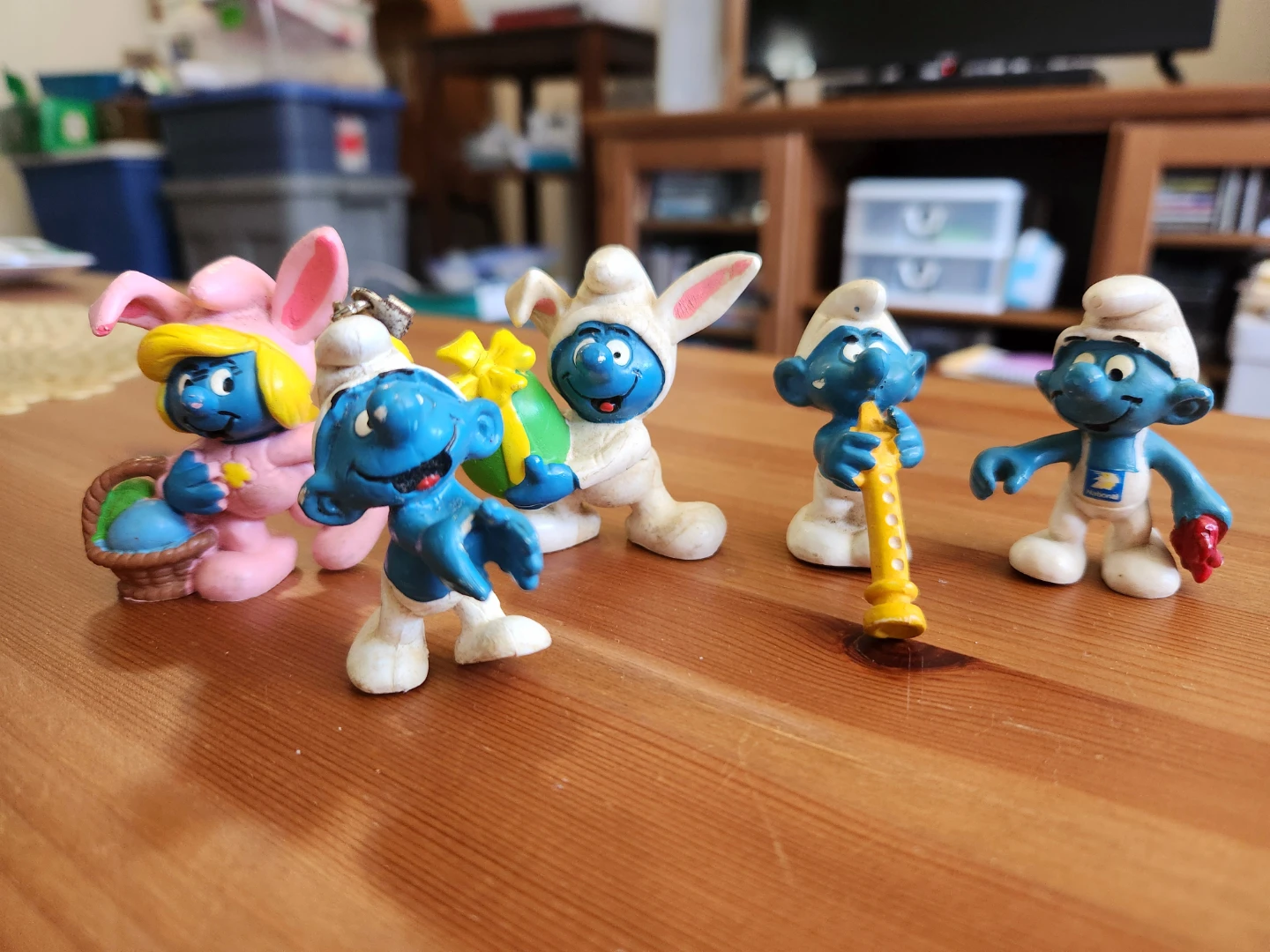 VINTAGE Smurfs Collectible Figurines (Set of 5)