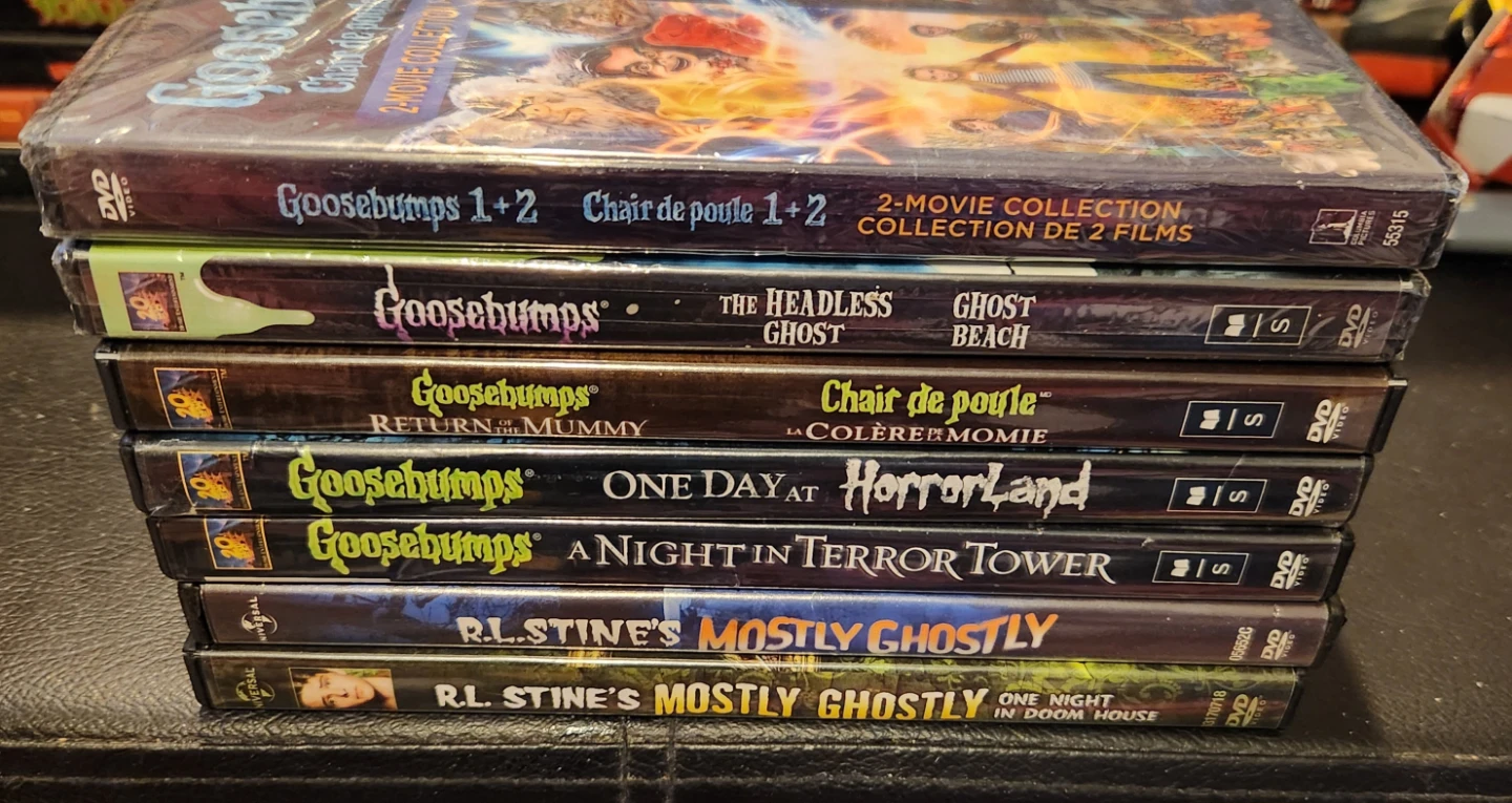 Goosebumps / R.L. Stine DVD Lot  🌱