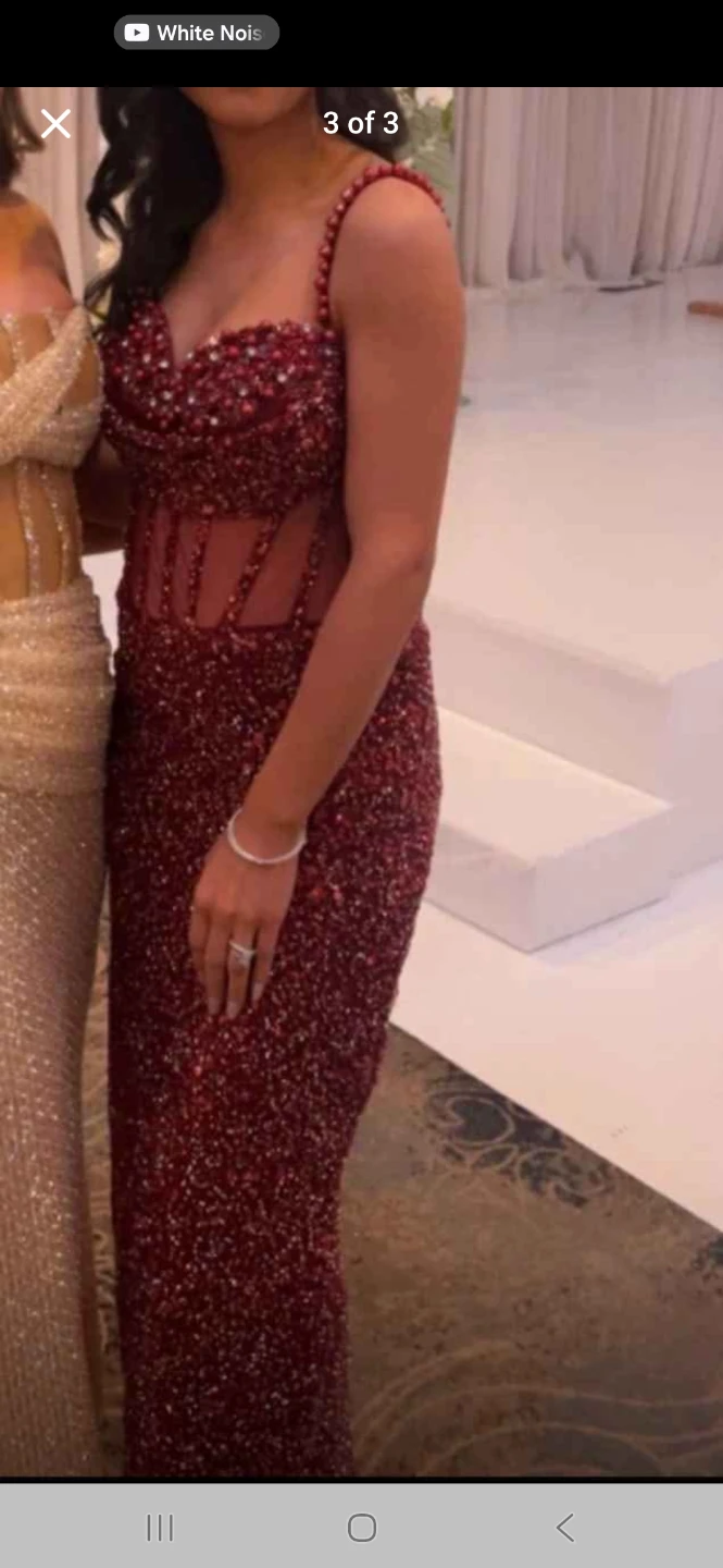 Sequin Embellished Corset Gown - photo 3