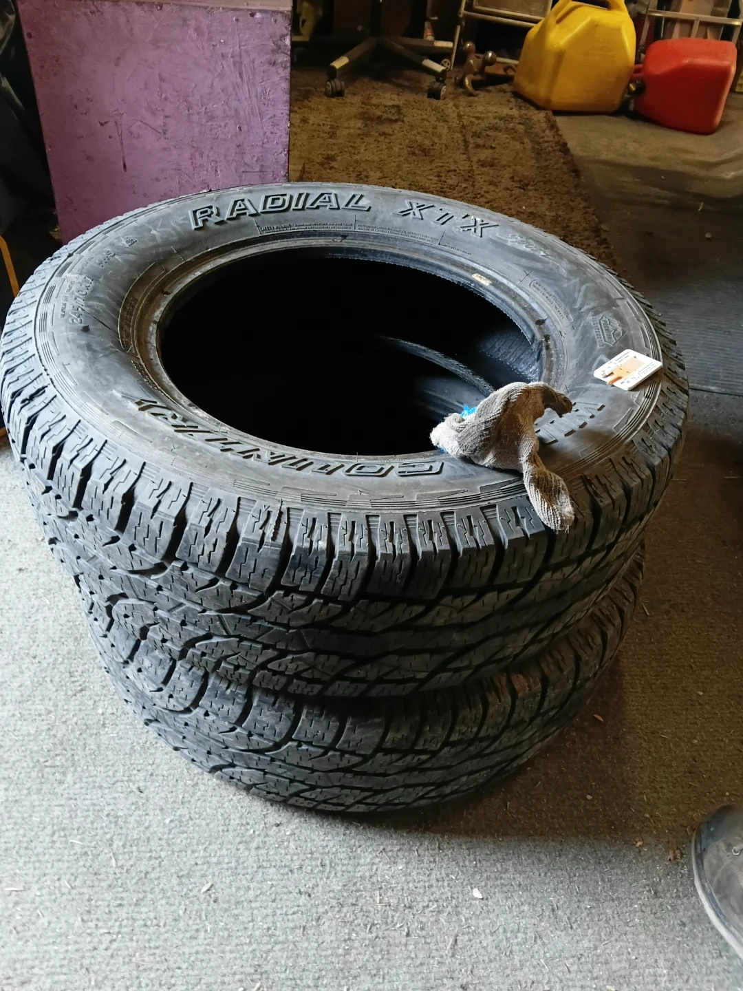 2 Wild Country Radial XTX Tire 245/70R17