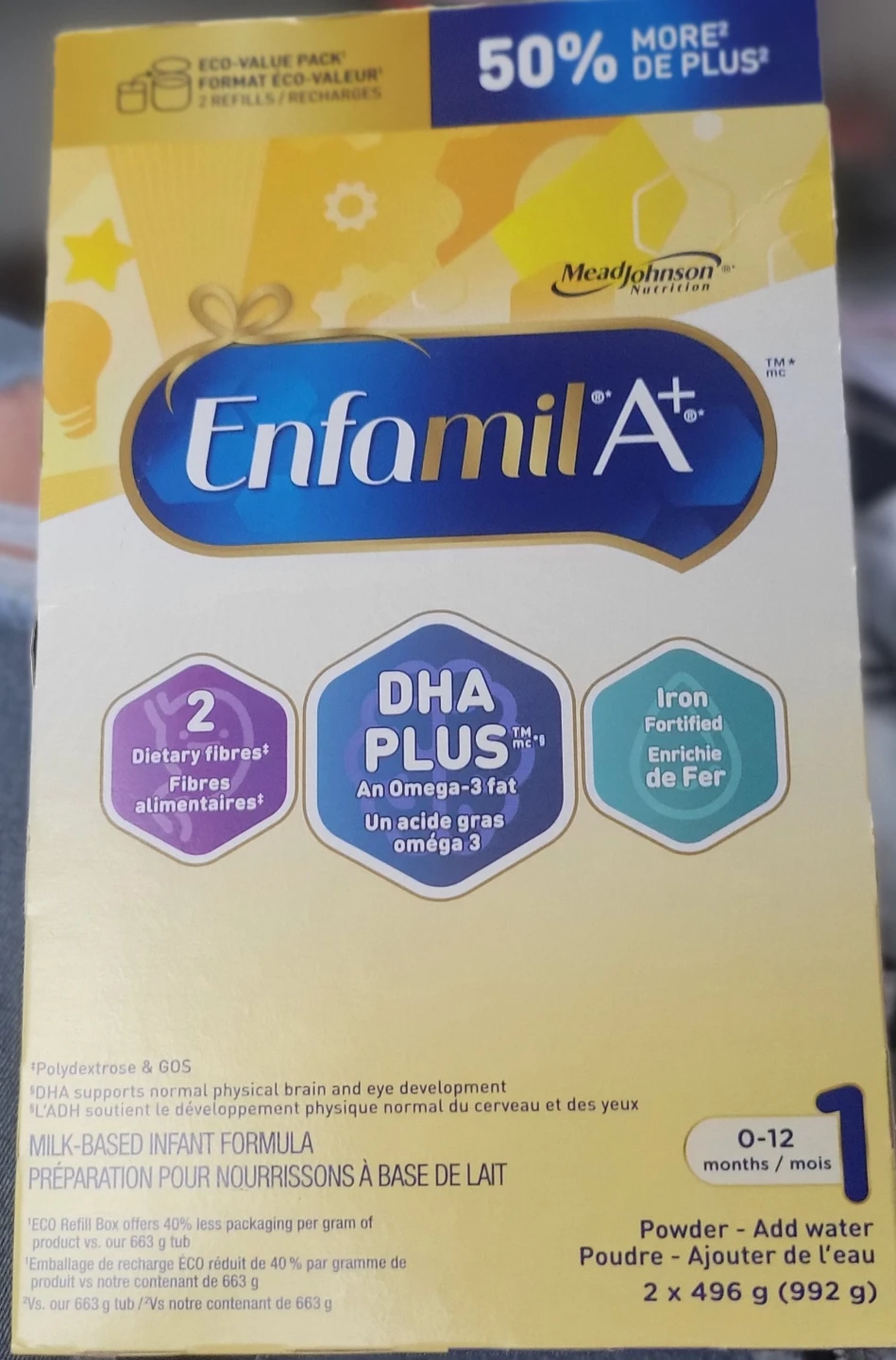 Enfamil A+ Baby Formula - 1Can + box - photo 2