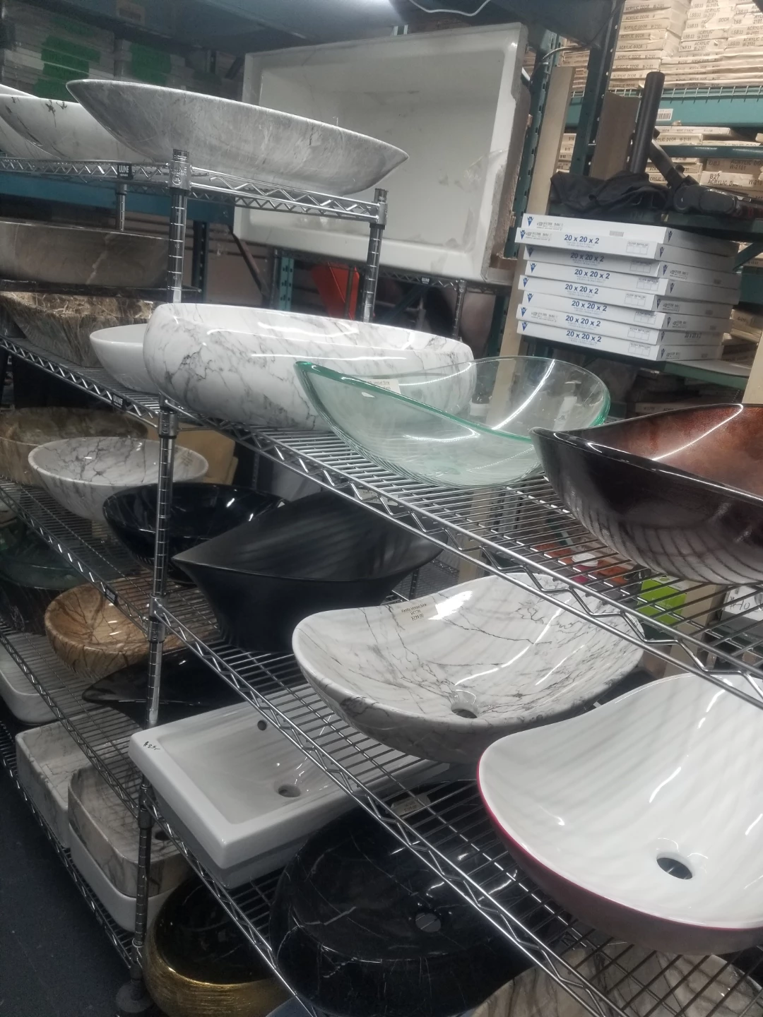 Variety of Bathroom Sinks - Vessel & Undermount Styles