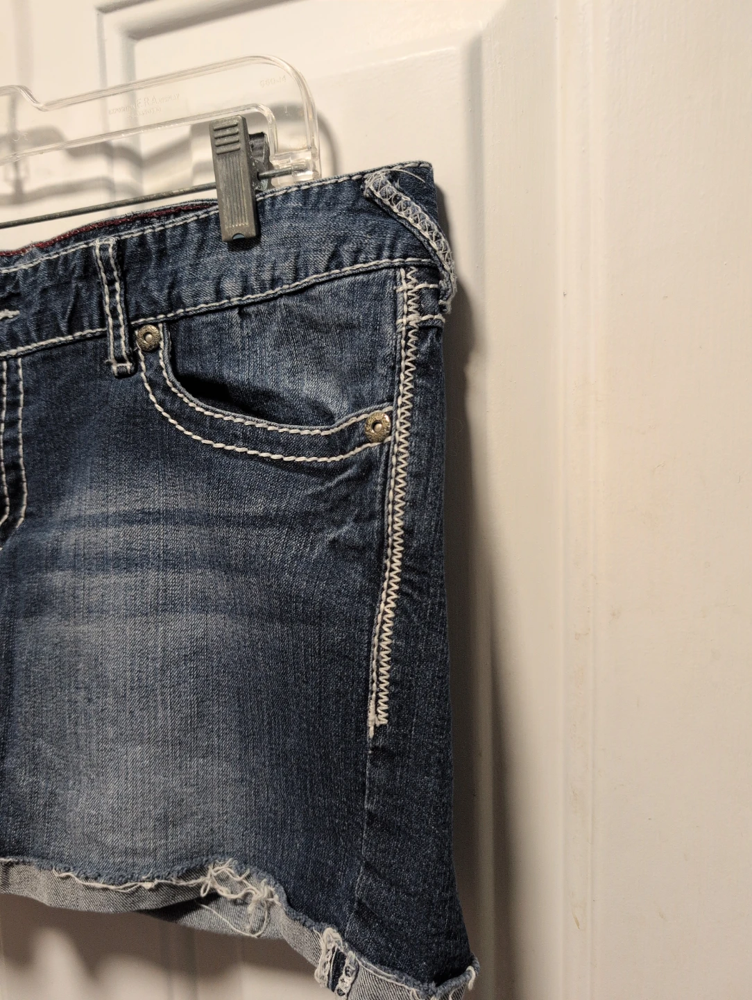 Miss Me Distressed Denim Shorts - photo 3
