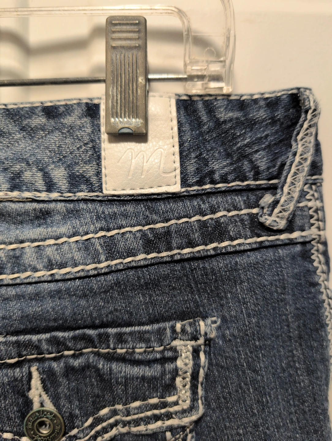 Miss Me Distressed Denim Shorts - photo 5