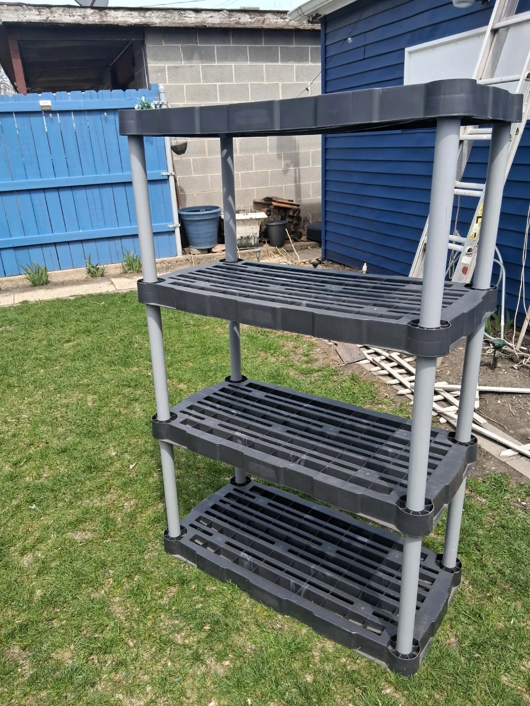 Rubbermaid 4-Tier Shelving Unit - photo 2