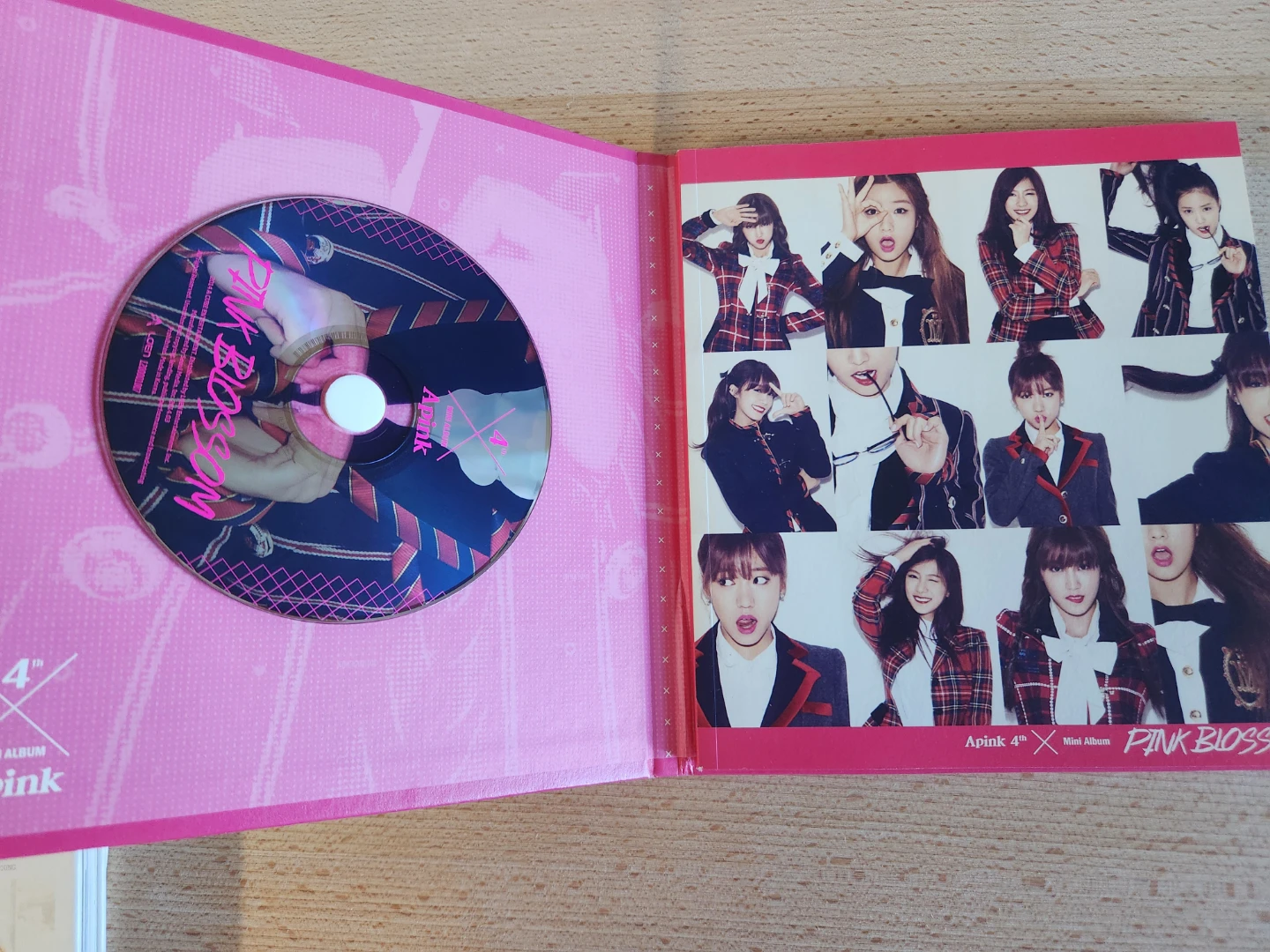 Apink Pink Blossom 4th Mini Album CD and photobook