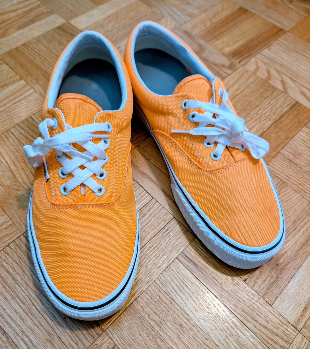 Vans Orange Canvas Shoes
