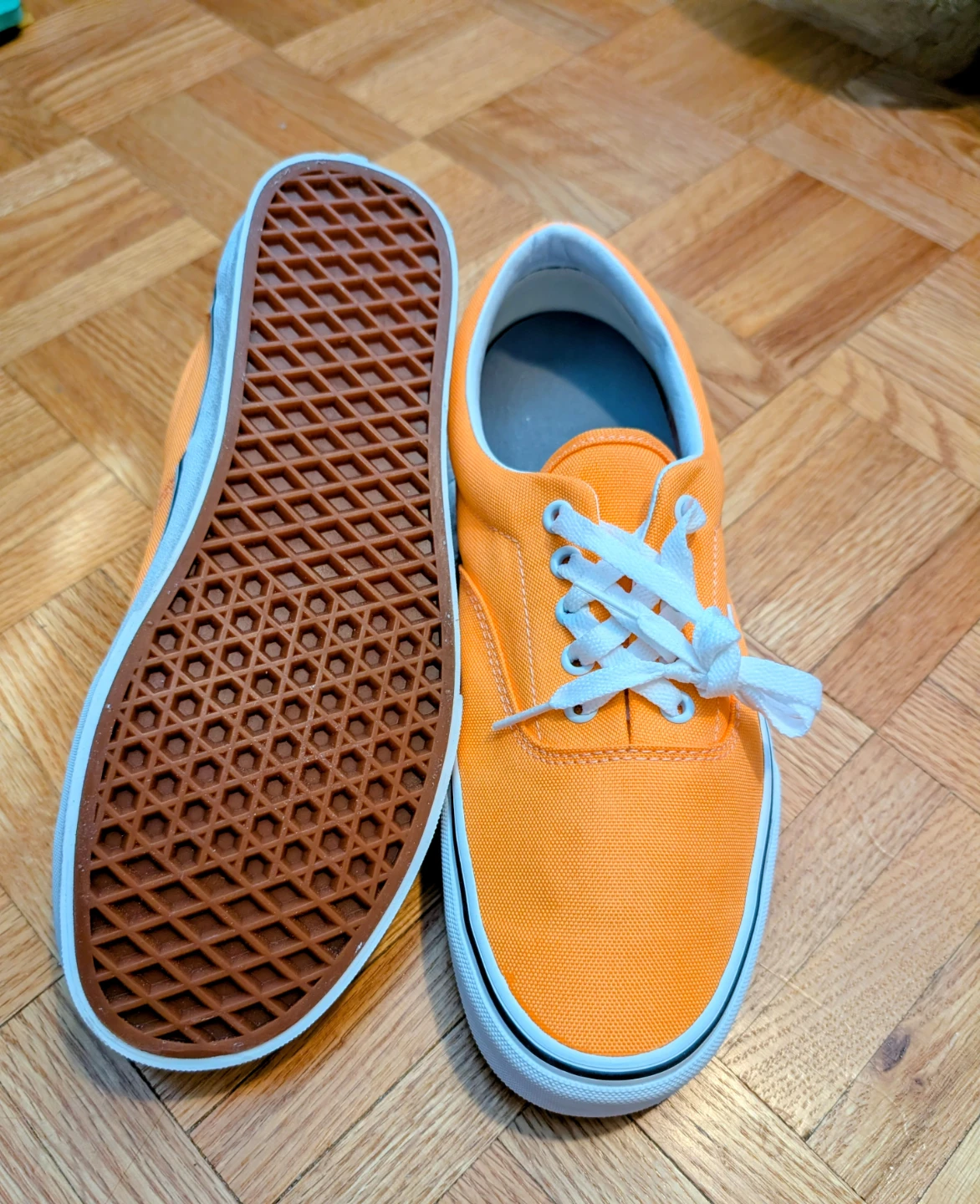 Vans Orange Canvas Shoes - photo 4
