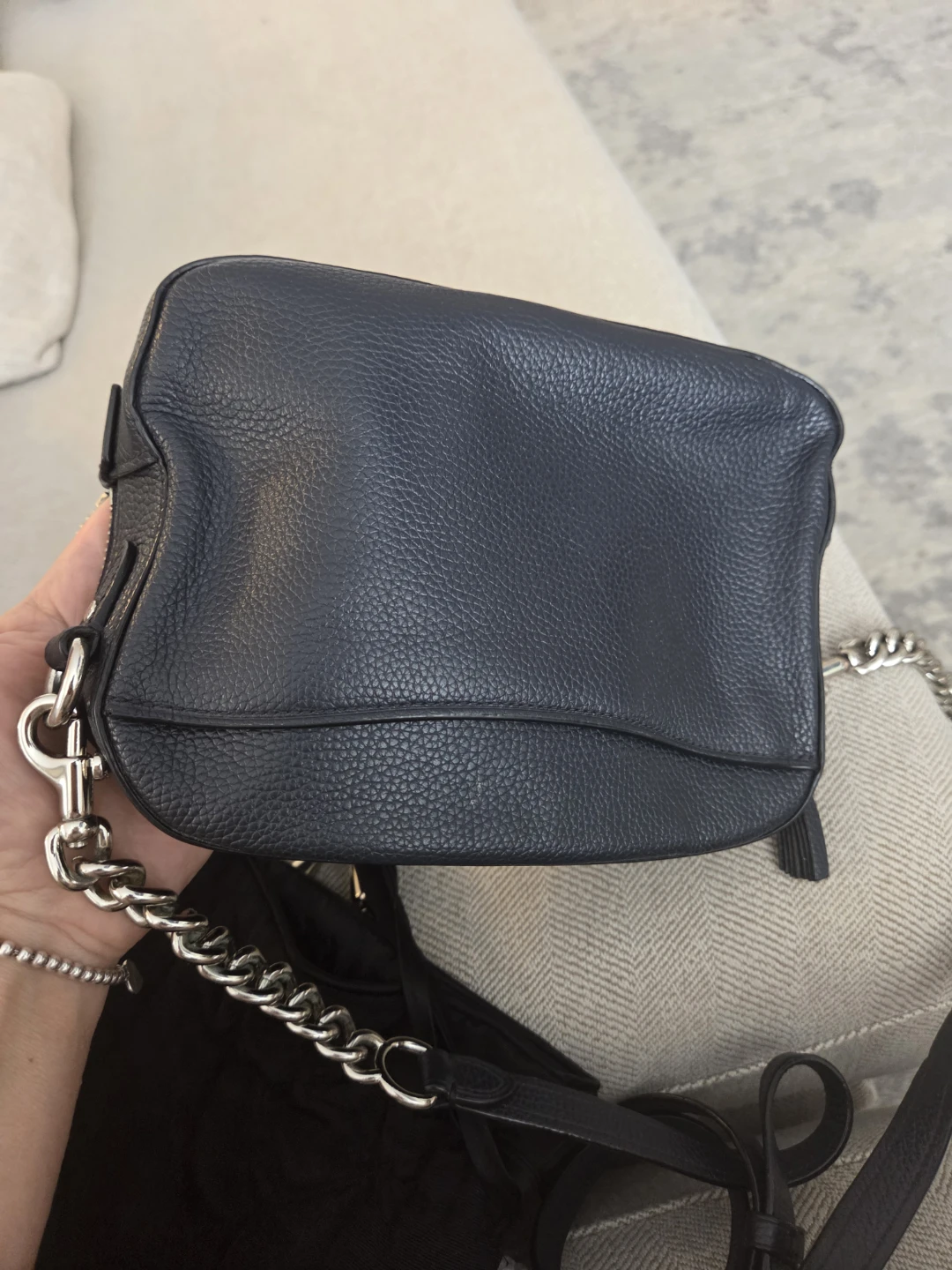Coach Pebbled Leather Crossbody Bag - photo 4