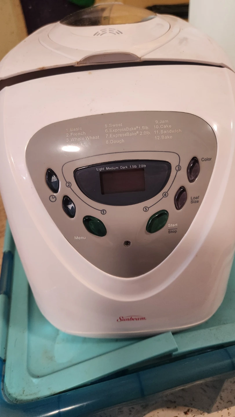 Sunbeam Breadmaker Model 5891-33 - photo 5