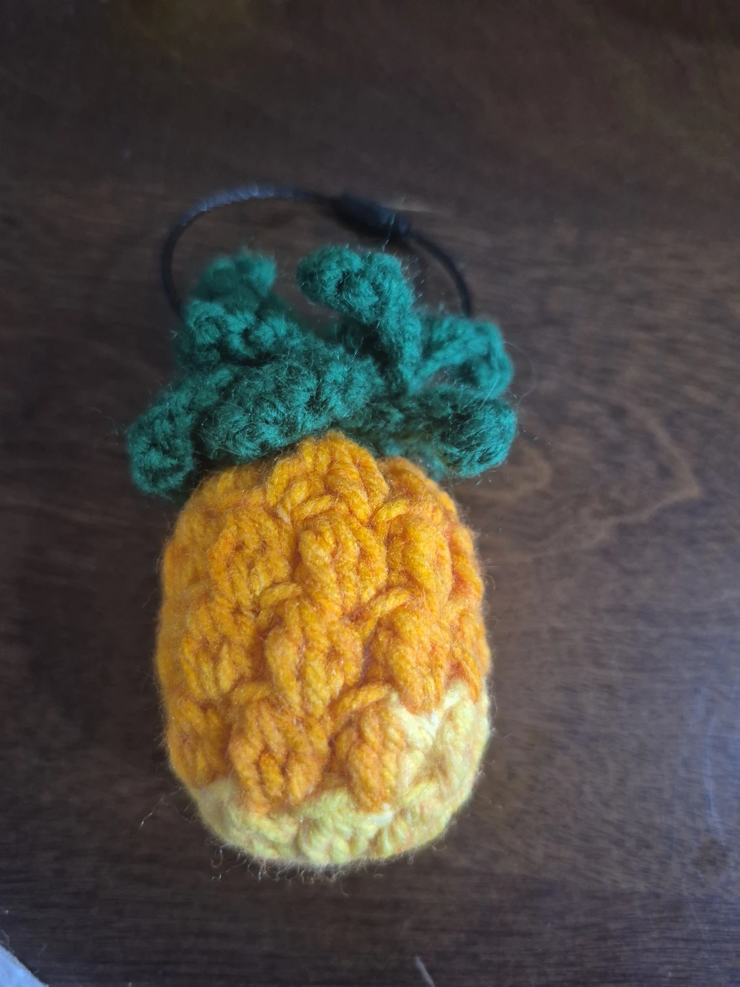 Crocheted Pineapple Keychain - photo 2