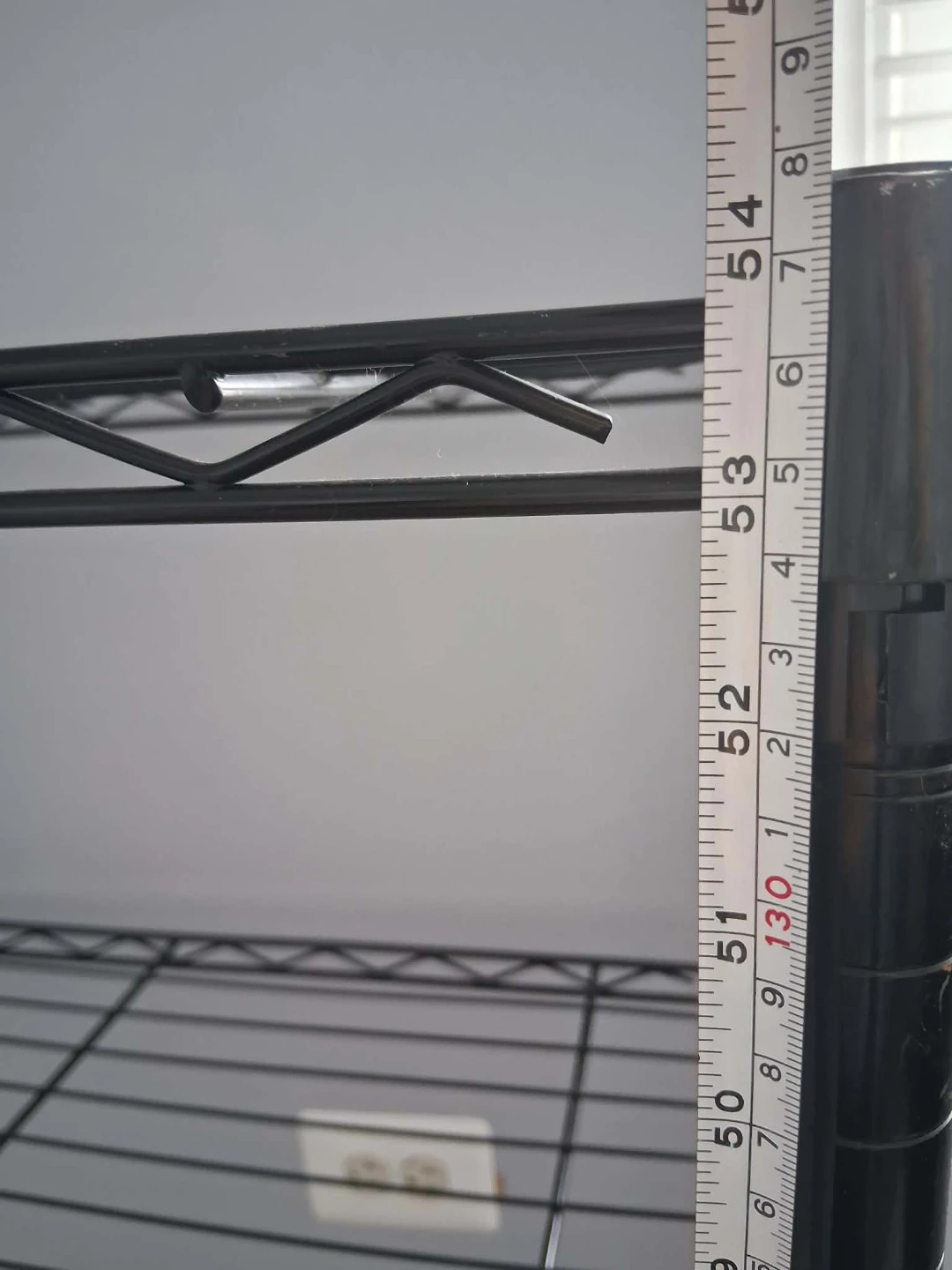 Black Wire Shelving Unit - photo 3