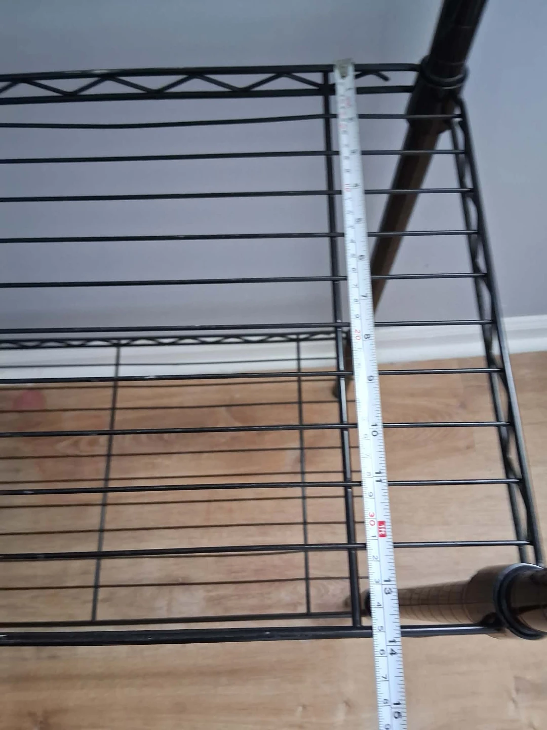 Black Wire Shelving Unit - photo 4