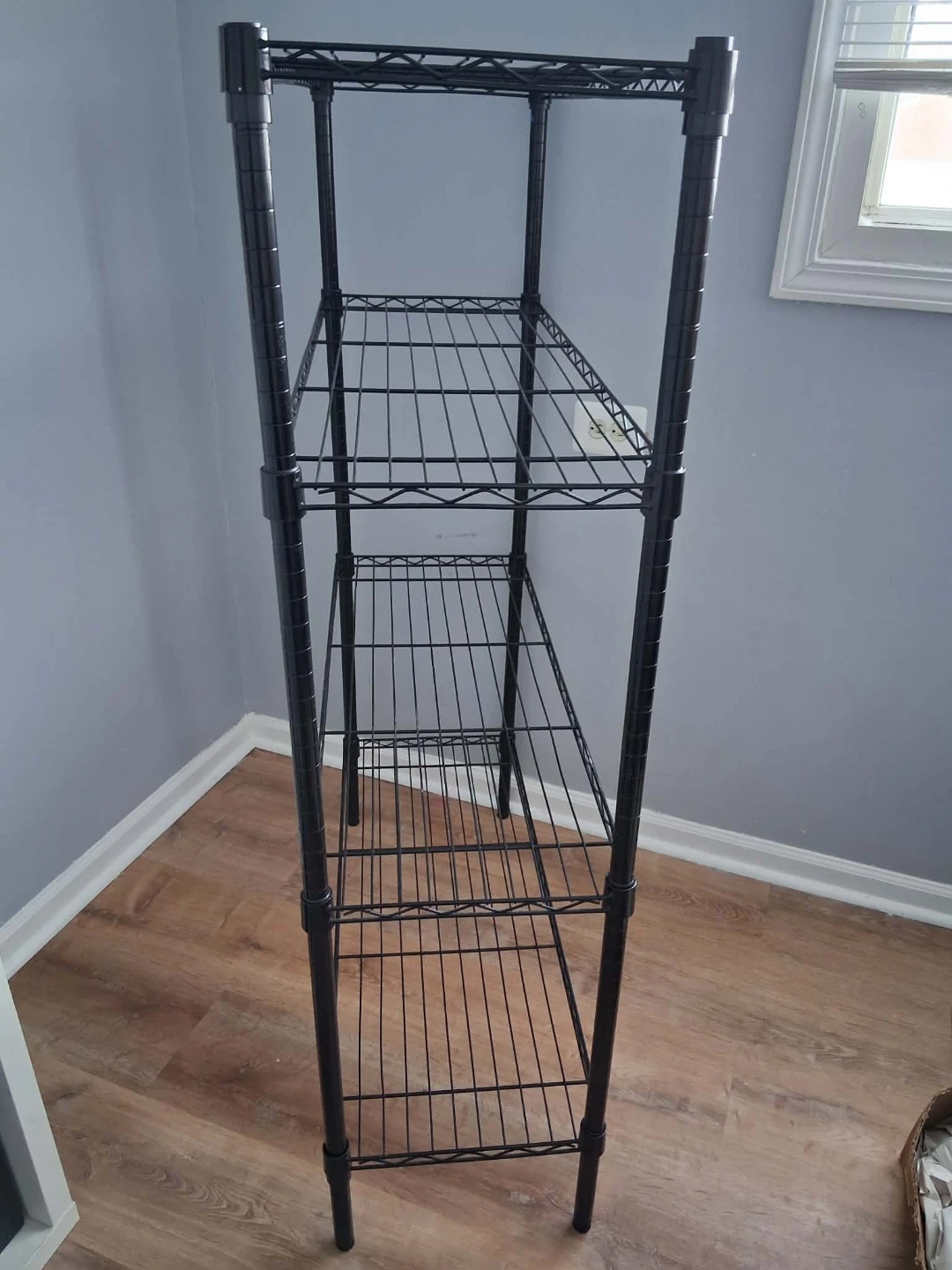 Black Wire Shelving Unit - photo 5