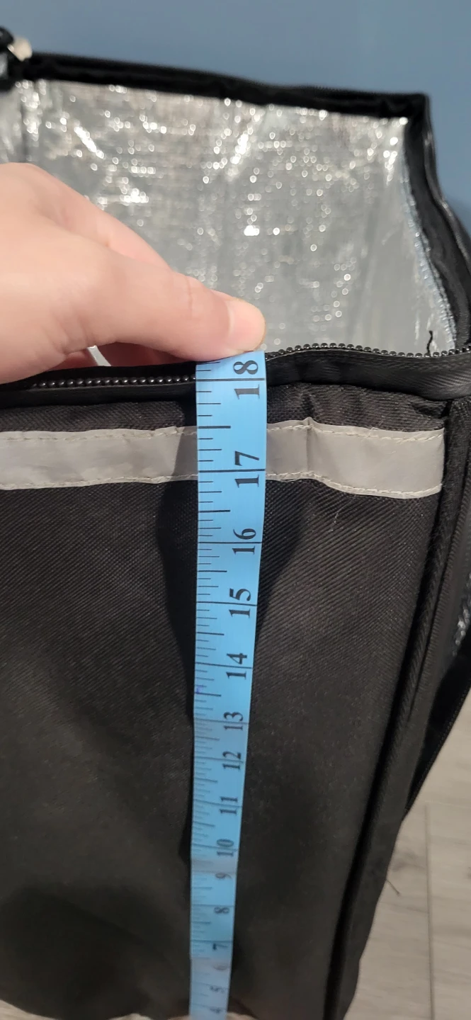 Black Insulated Delivery Backpack - photo 5