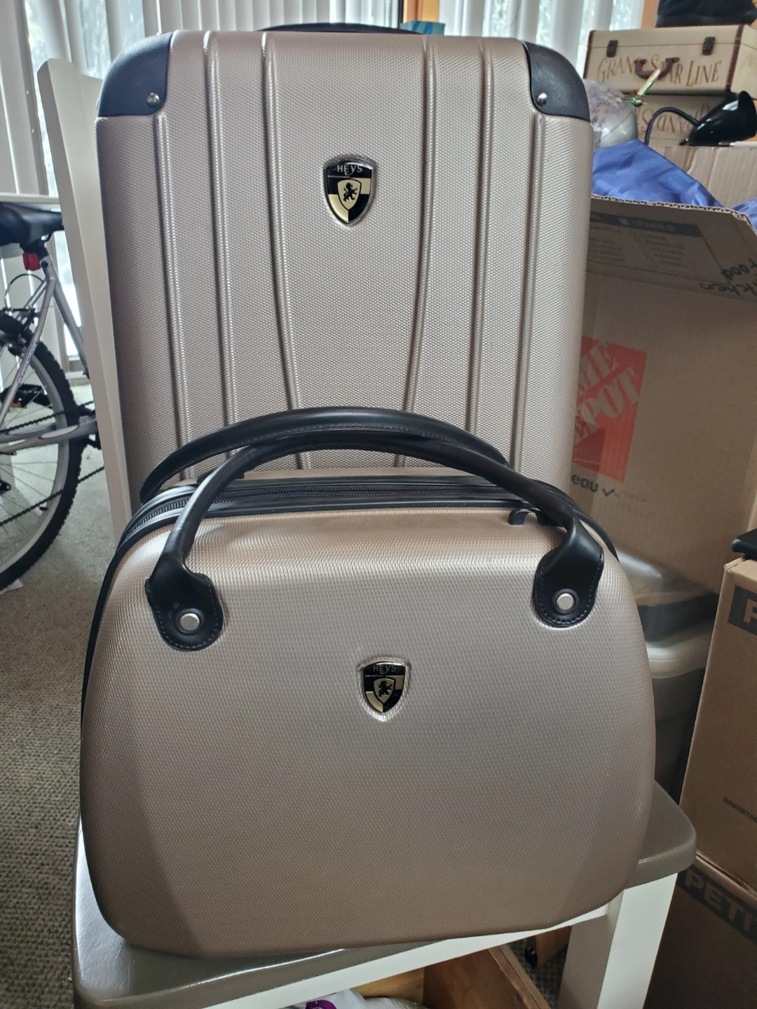 HEYS Luggage Set - Gold