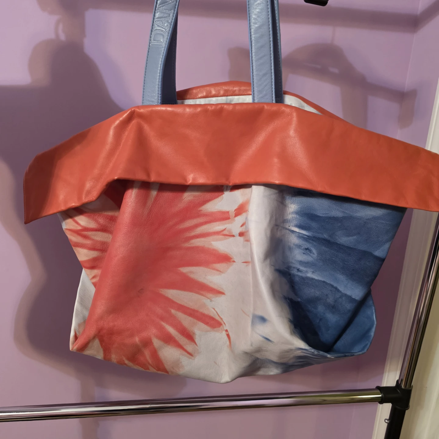 DANCASSAB Tote Bag Genuine Lamb leather Large