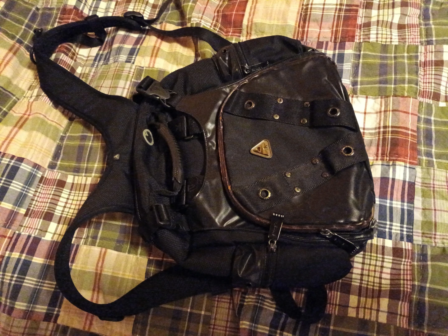 Airwalk Black mini Backpack (motorcycle bag, tactical) - photo 2