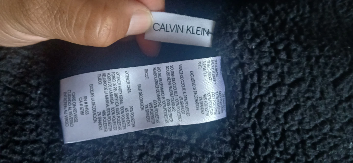 Calvin Klein Red Fleece-Lined Jacket - photo 4