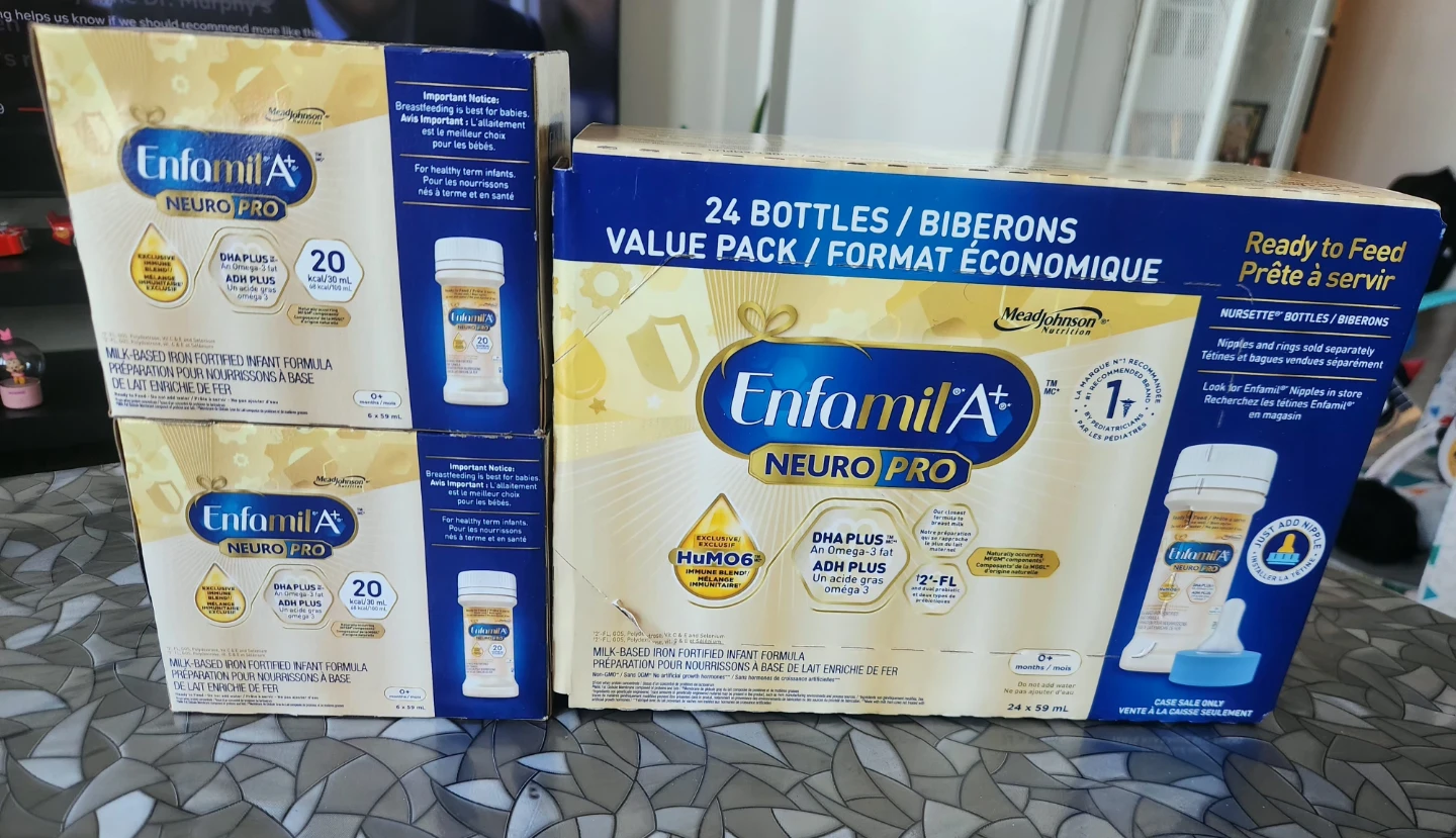Enfamil A+ Neuro Pro Ready-to-Feed Infant Formula Bottles