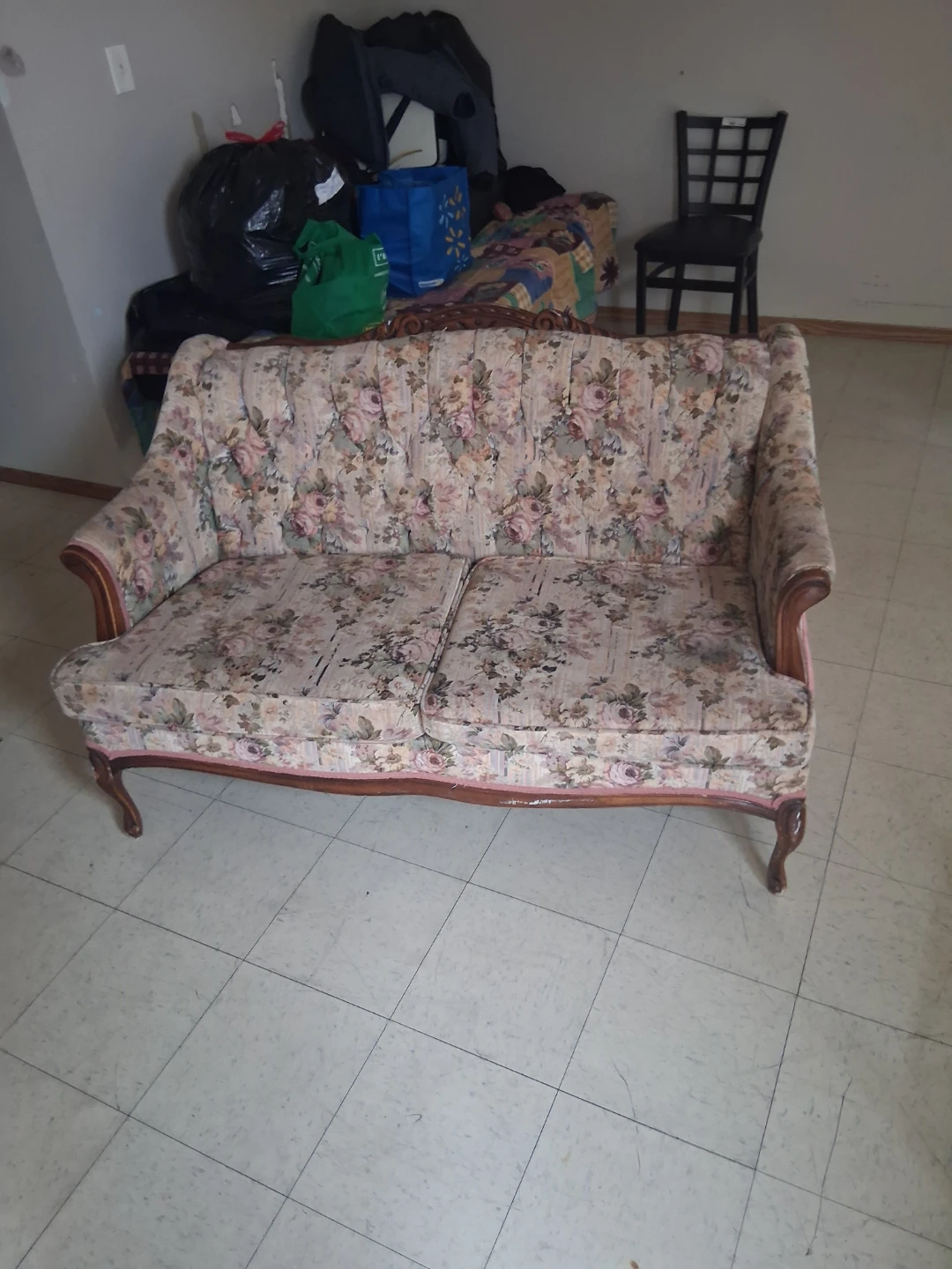 Floral Armchair and Sofa Set