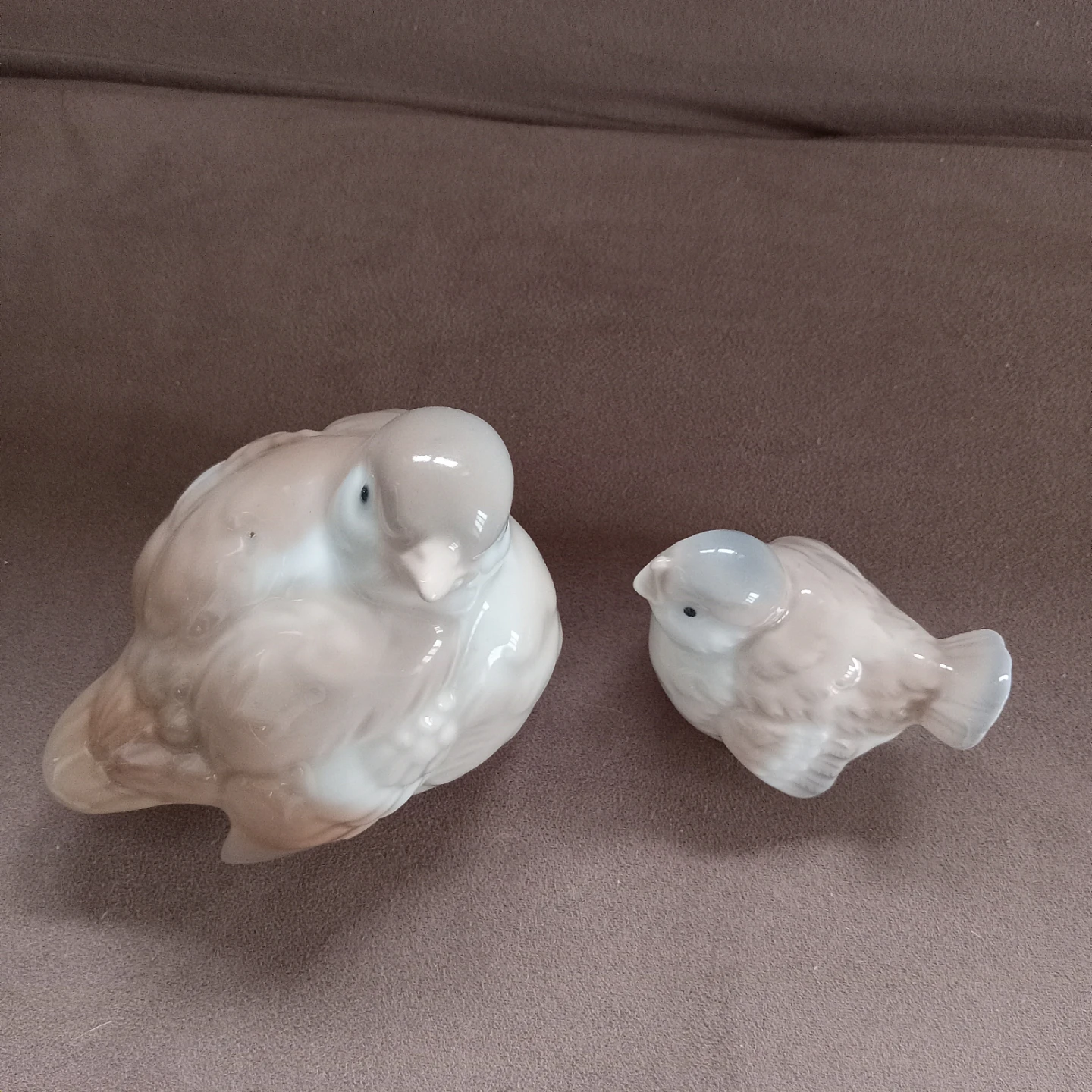 Set of 2 Otagiri bird figurines
