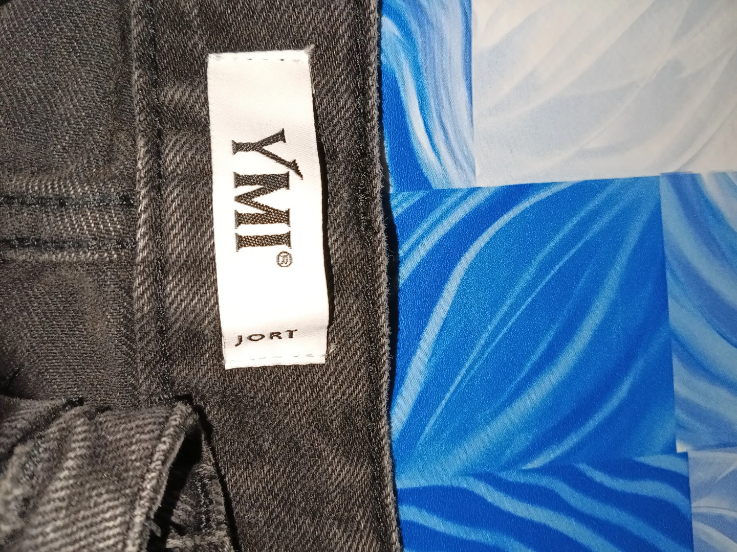 YMI Black Denim Shorts Size like M - photo 3