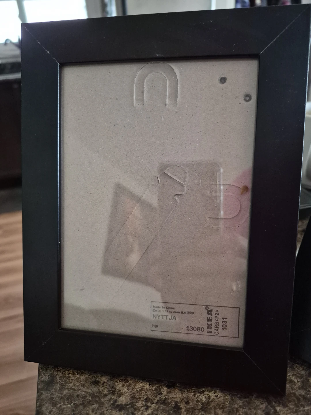 2 Ikea Black Picture Frames and a Metal Picture Frame - photo 2