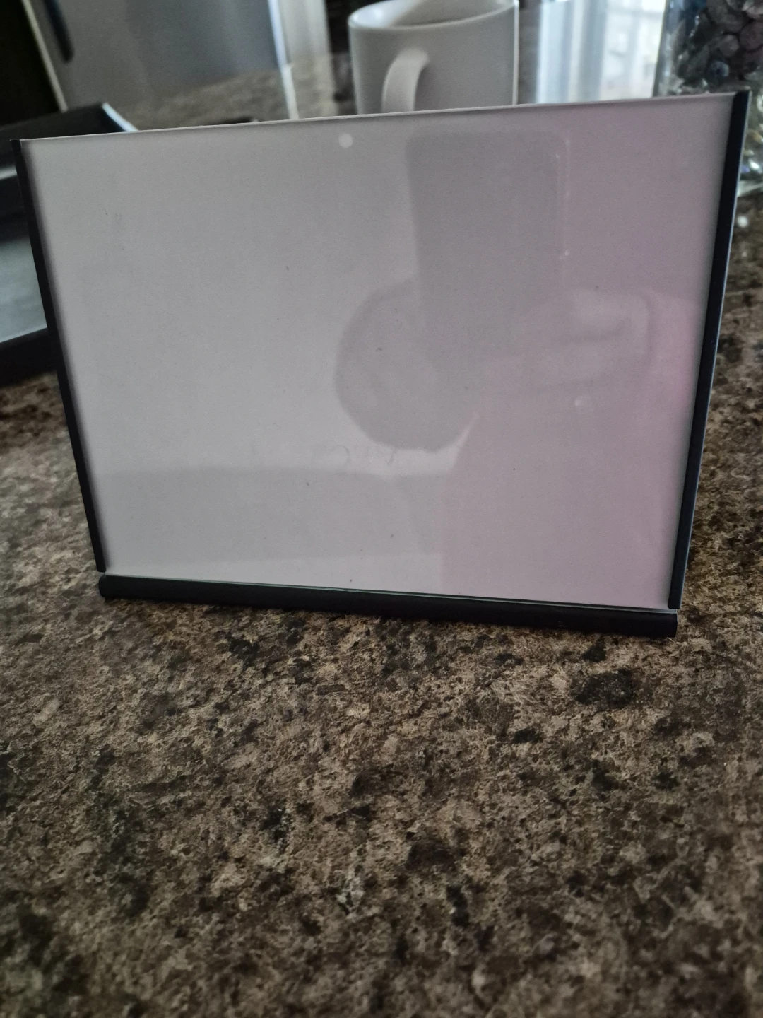 2 Ikea Black Picture Frames and a Metal Picture Frame - photo 4