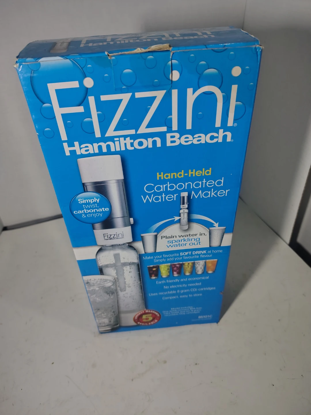 Hamilton Beach Fizzini Hand-Held Carbonated Water Maker