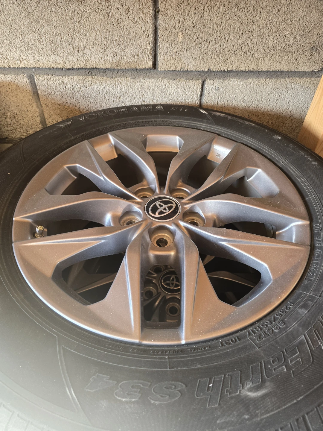 Set of 4 Toyota Wheels and Tires