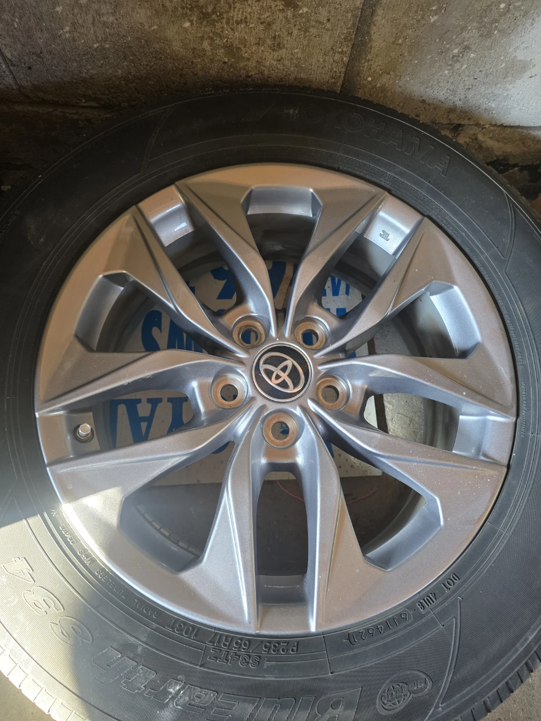 Set of 4 Toyota Wheels and Tires - photo 5