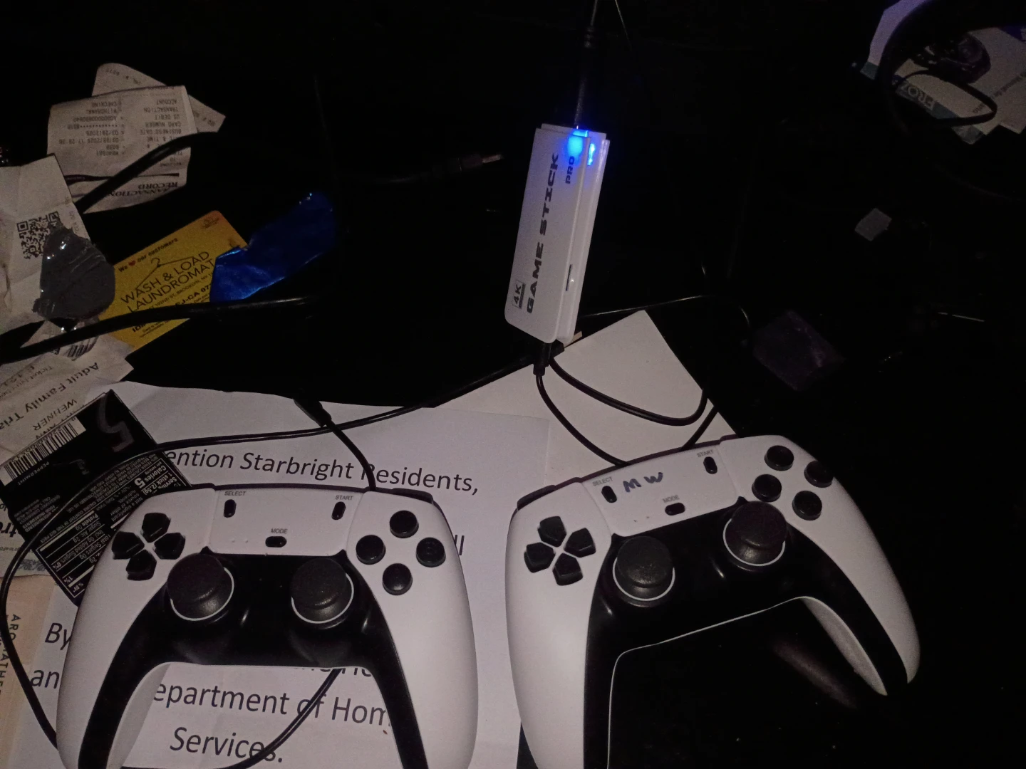 4K Game Stick Pro with 2 Controllers