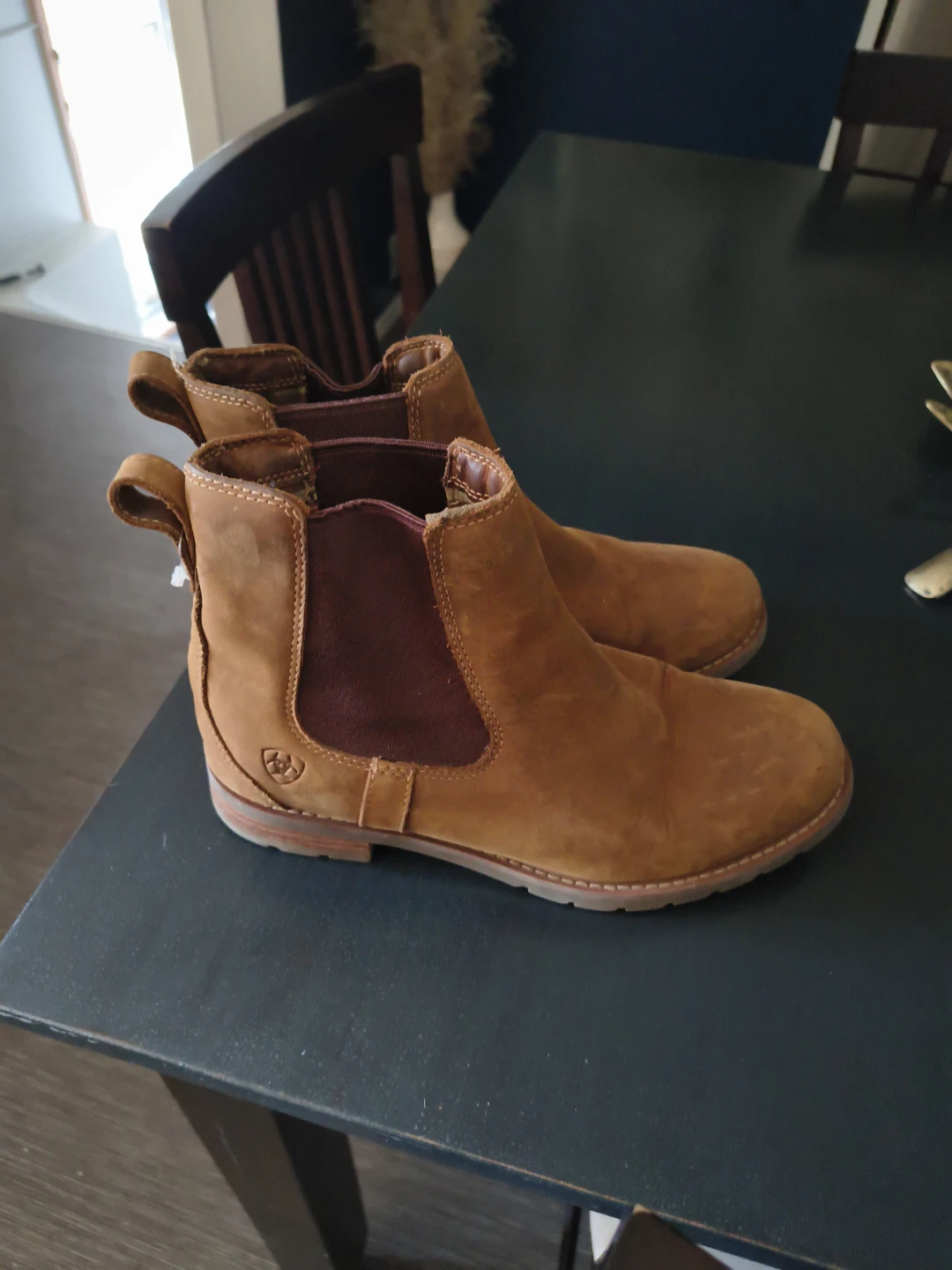 Ariat Brown Suede Chelsea Boots