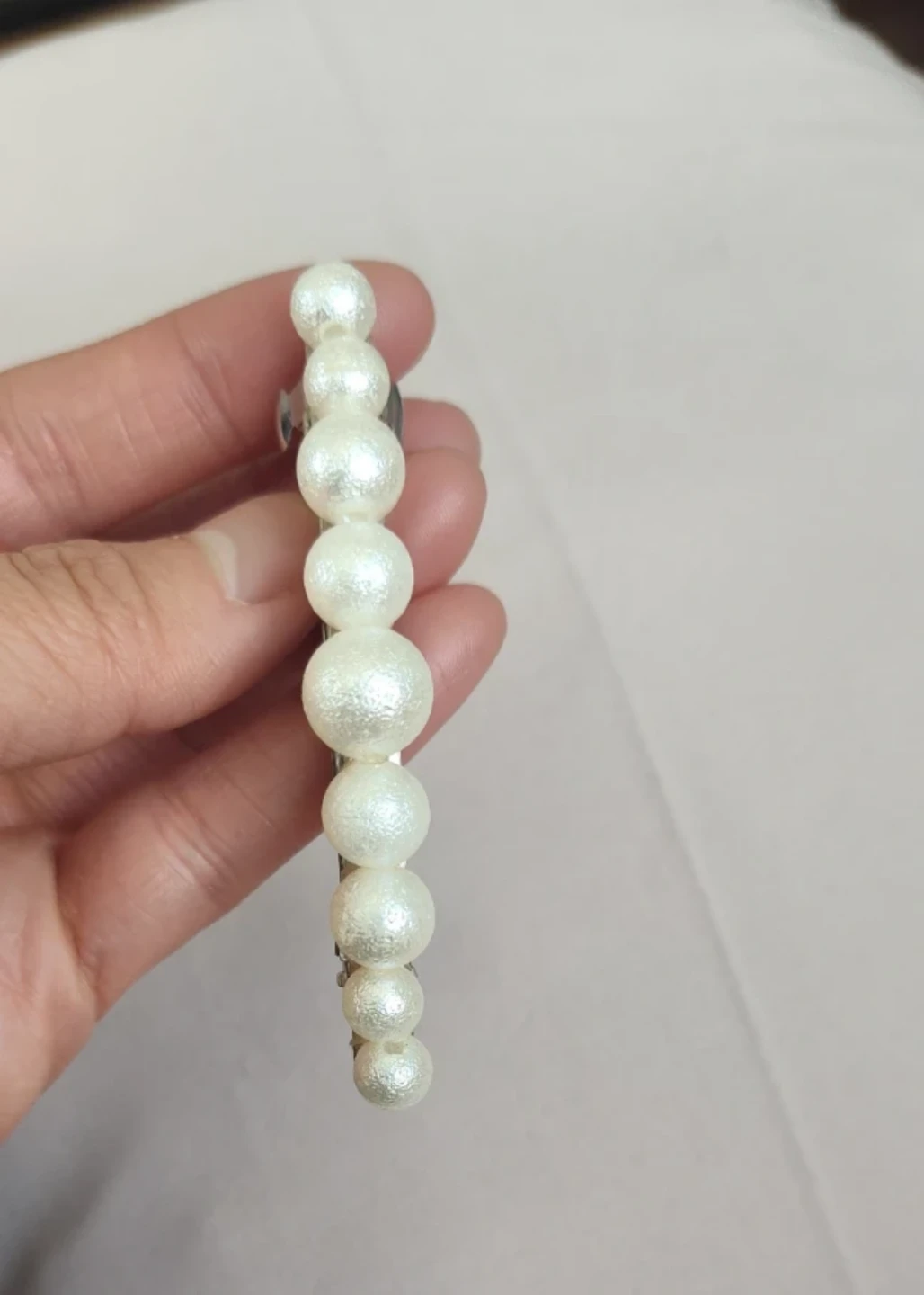 Pearl Barrette Hair Clip - photo 2