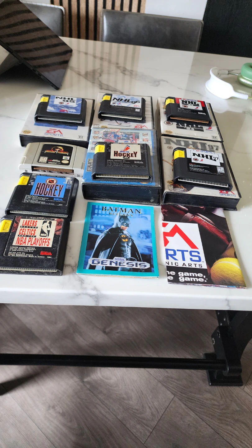 EA Sports NHL & Hockey Video Games for Sega Genesis