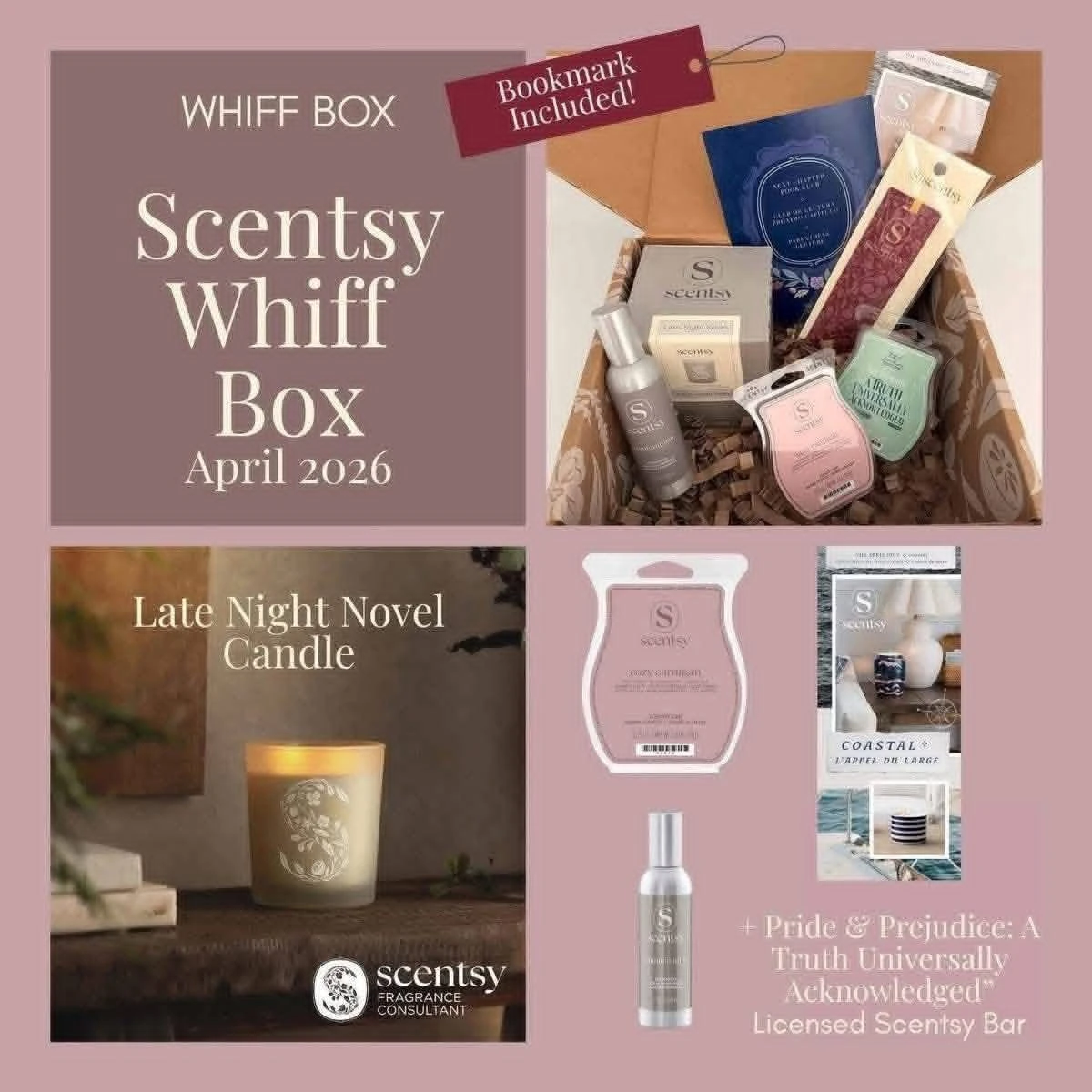 Scentsy Whiff Box - April 2026