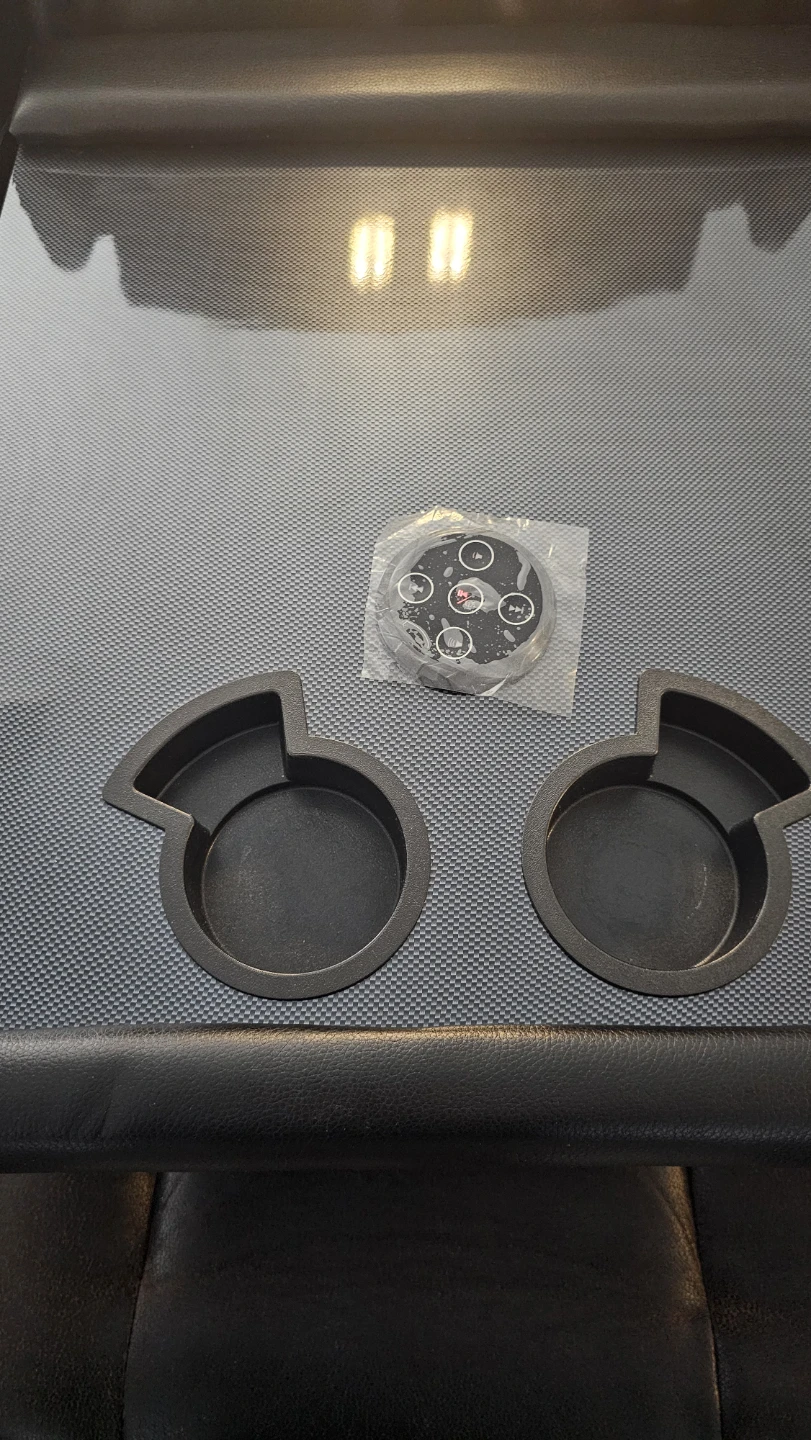 Black Leather Power Reclining Loveseat with Cup Holders and Tray - photo 4