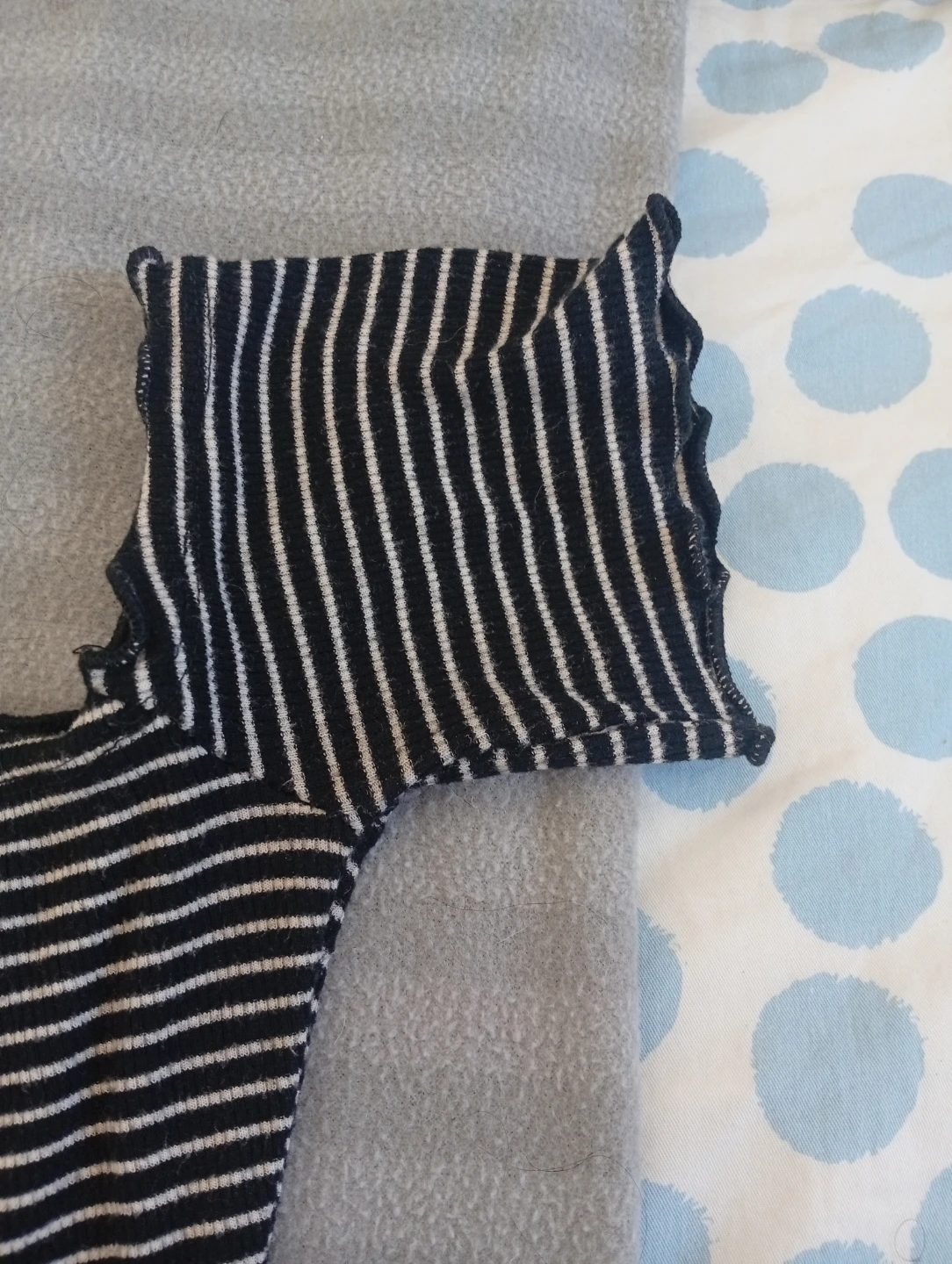 Striped Off-the-Shoulder Top - photo 2
