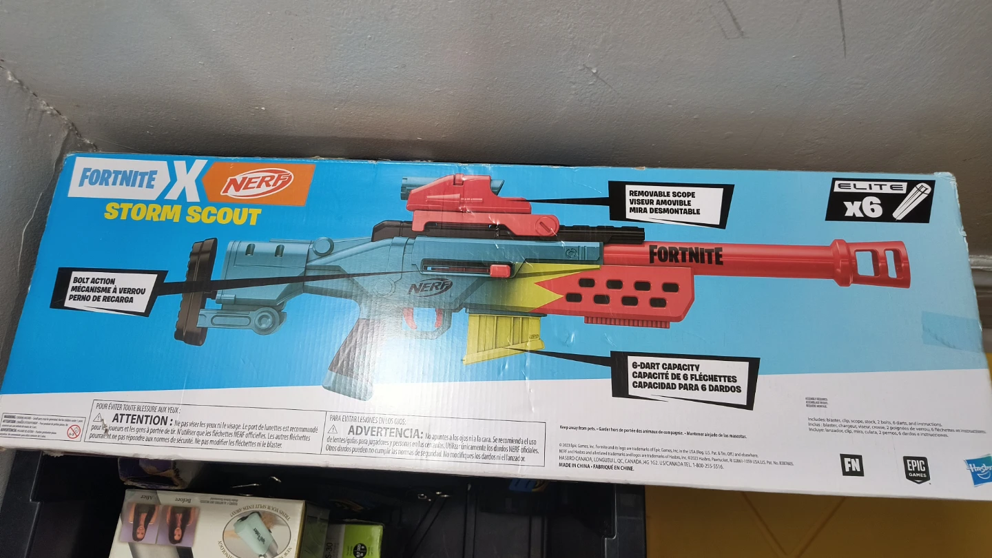 BRAND NEW Nerf Fortnite x Blue Shock Elite Dart Blaster - photo 2