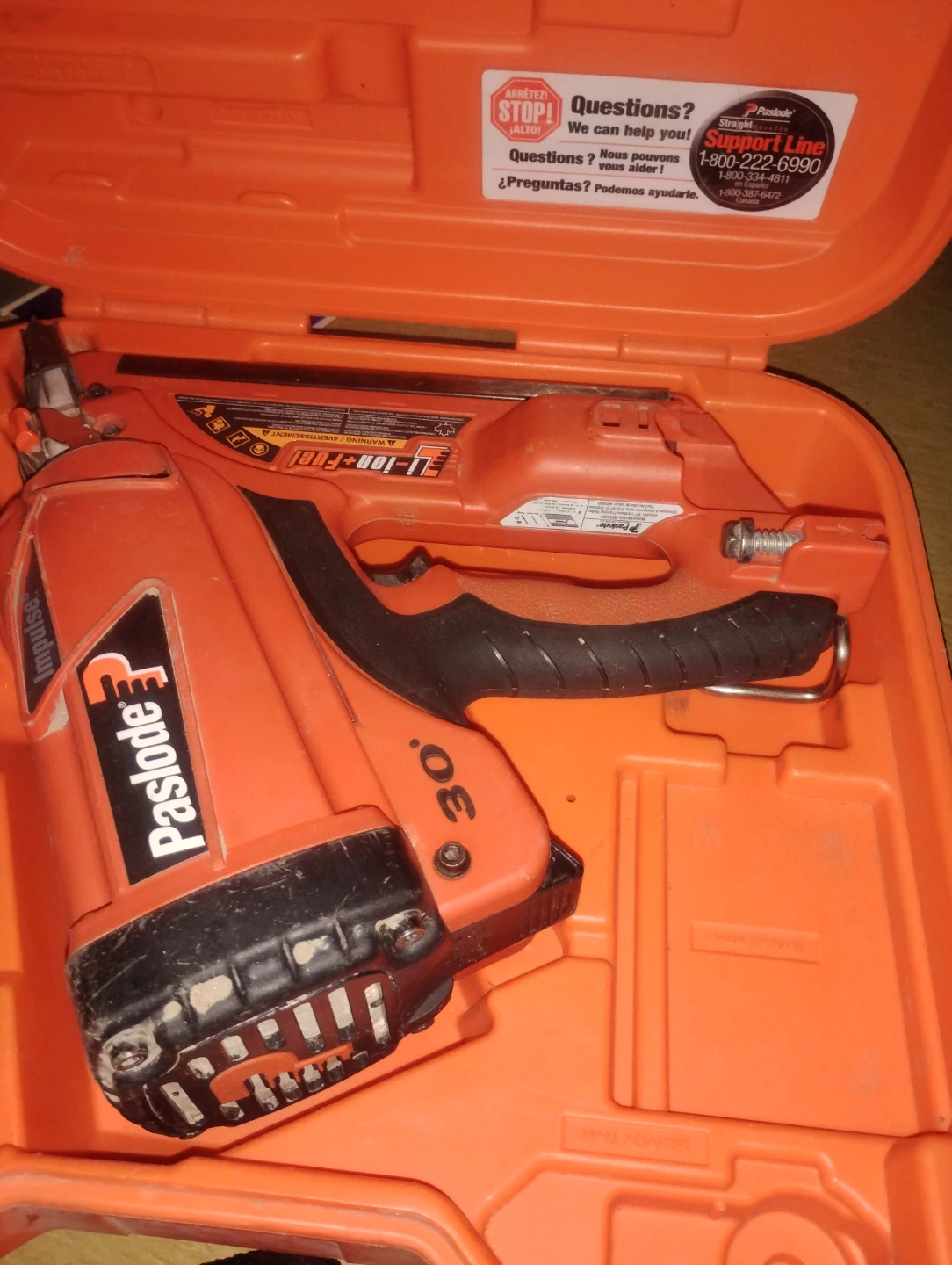 Paslode 30° Li-Ion + Fuel Cordless Framing Nailer - photo 3