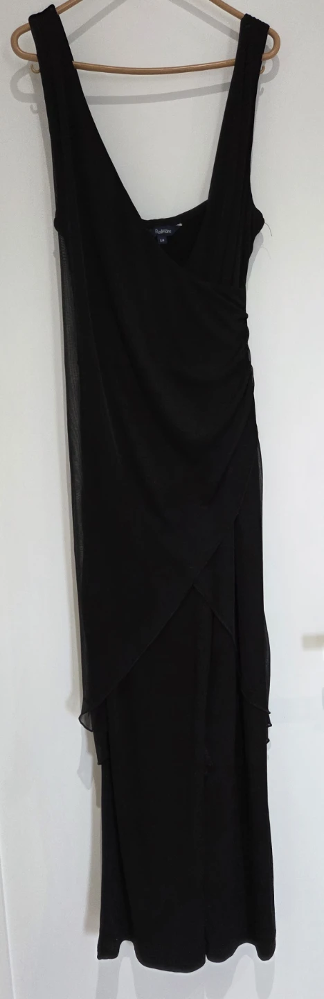 Black Sheer Overlay Dress - photo 2