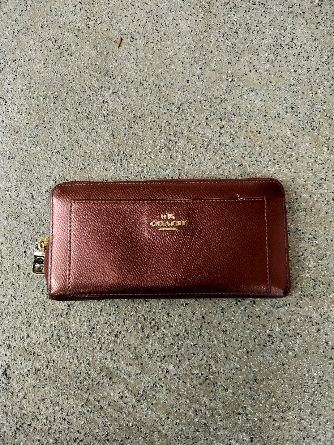 Coach Zip Around Wallet