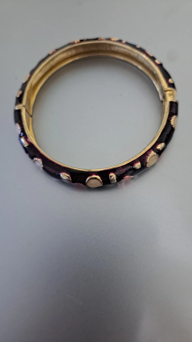 Enamelled Bangle Bracelet