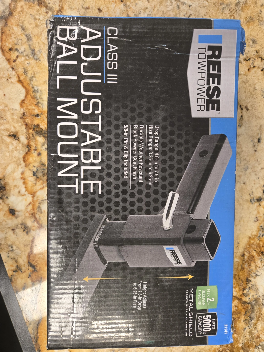 Reese Class III Adjustable Ball Mount