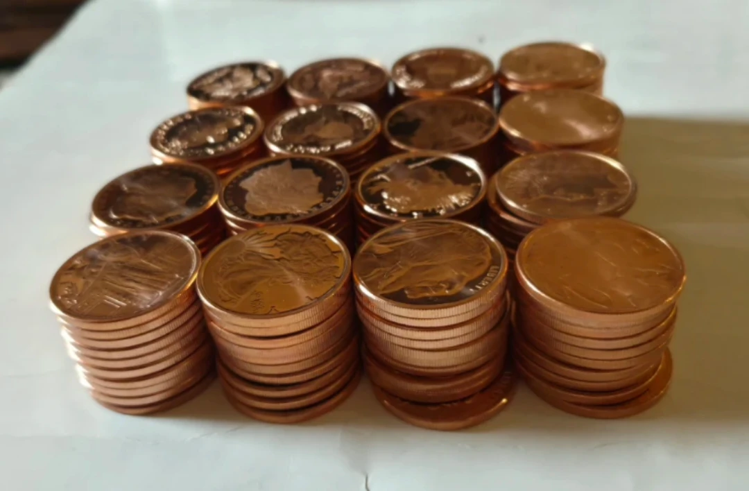Copper Coins Collection - 10 Pieces - photo 2