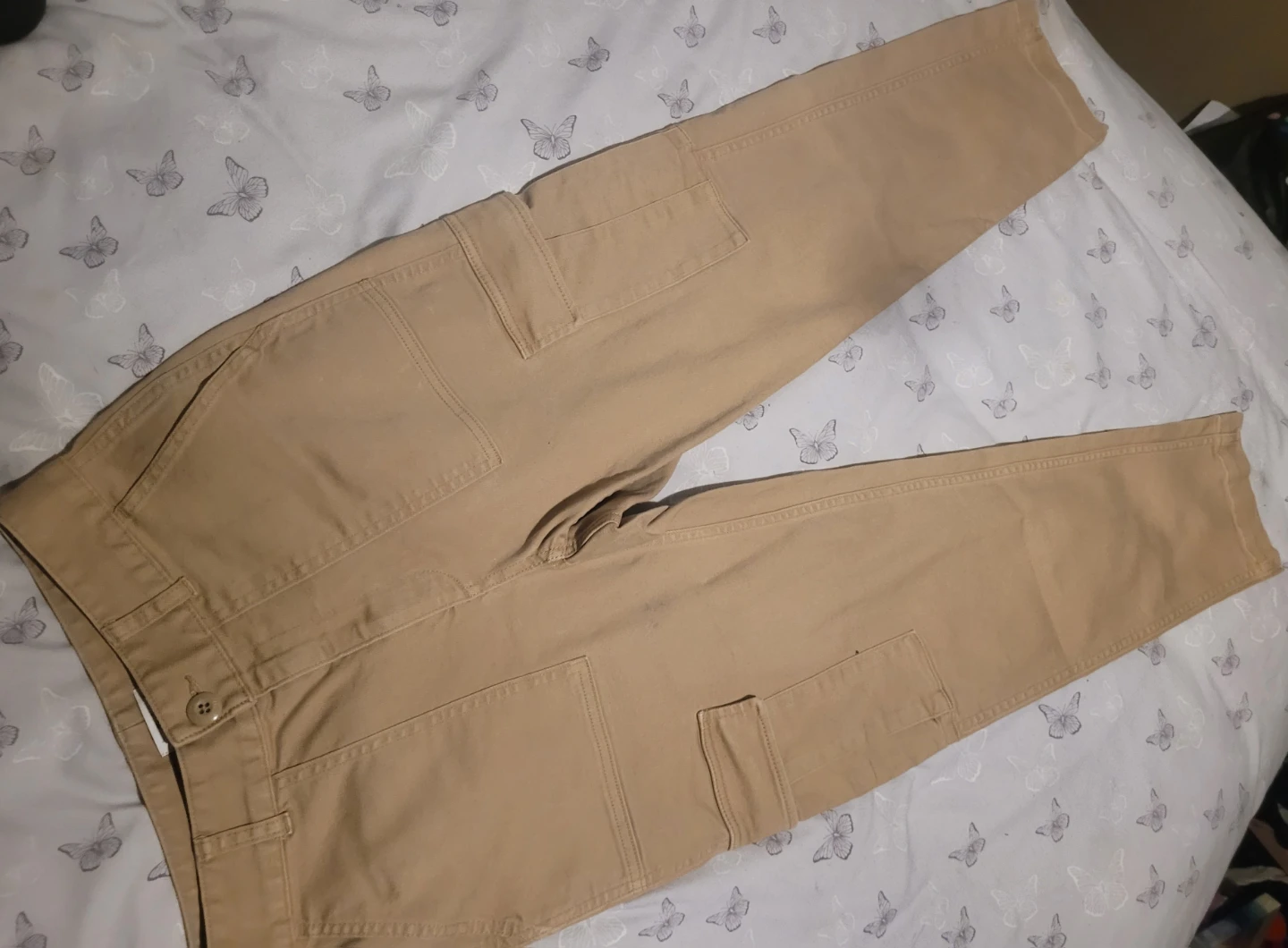 Tna Khaki Cargo Pants Size 4