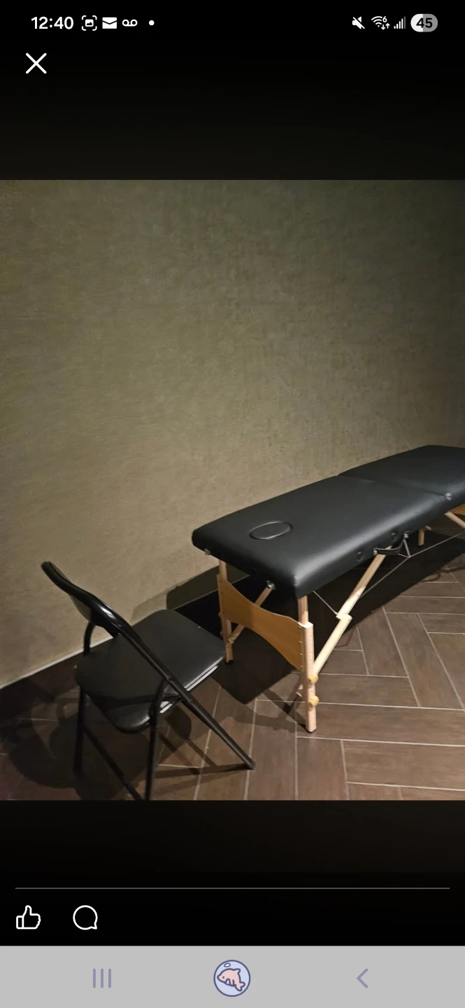 Black Portable Massage Table with Face Cradle and Carrying Case - photo 3
