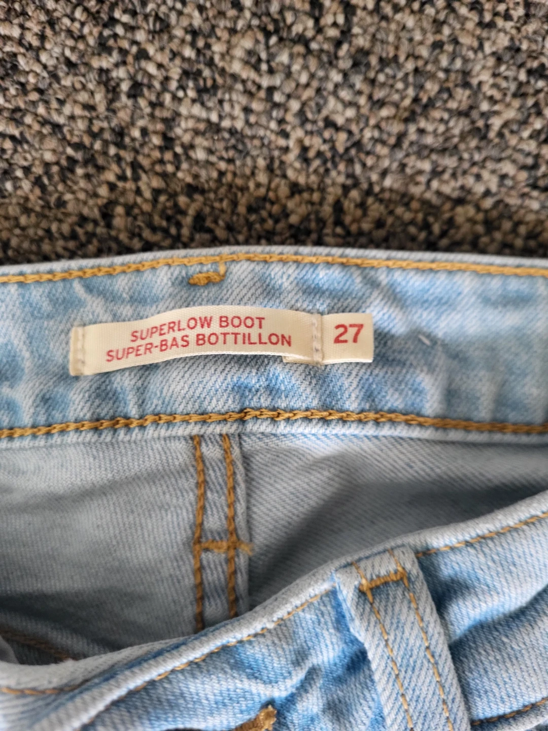 Levi's Superlow Bootcut Jeans Size 27